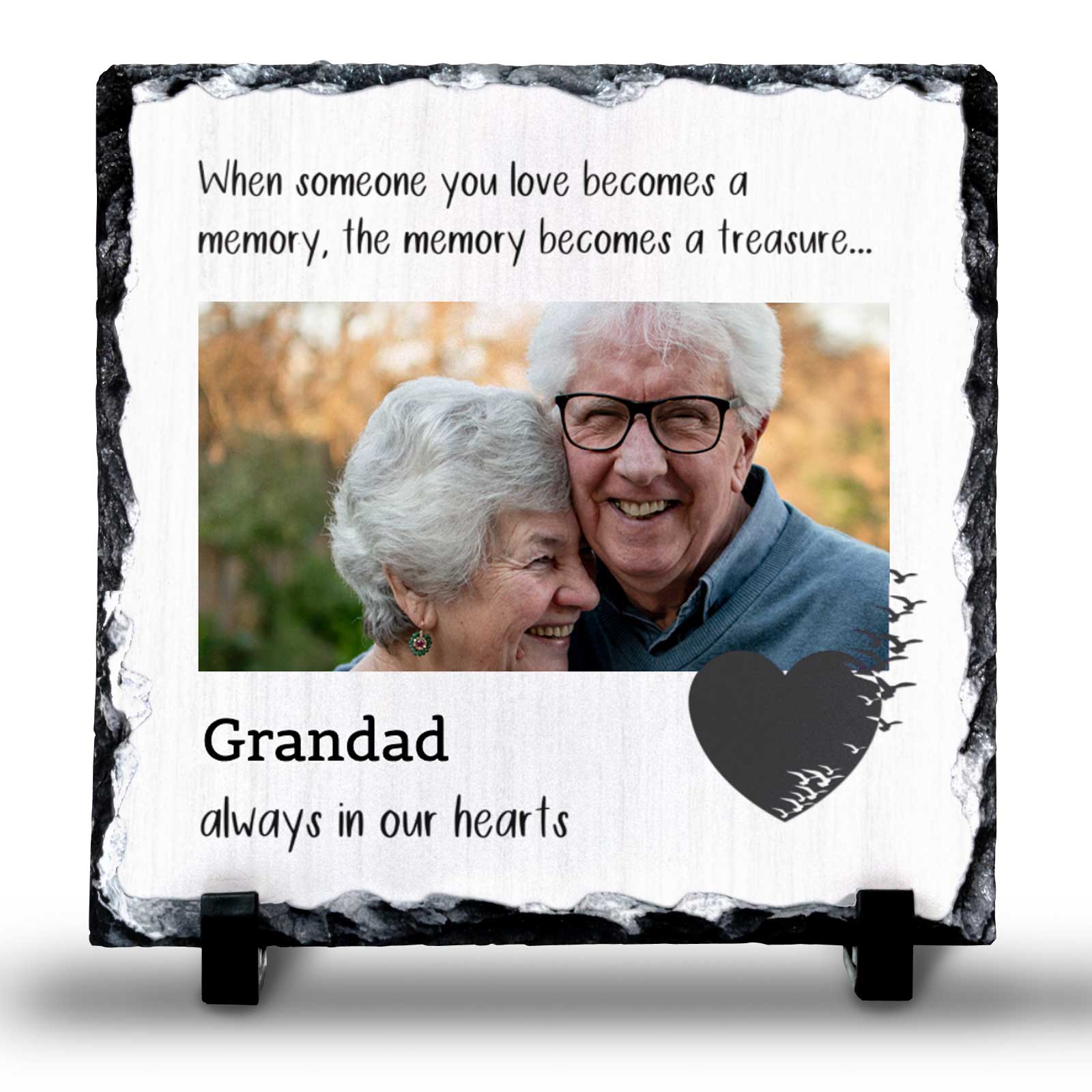 When Someone Become a Memory Personalised Photo Slate